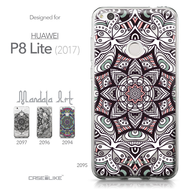 Huawei P8 Lite 2017 / P9 Lite 2017 / Honor 8 Lite / Nova Lite / GR3 2017 case Mandala Art 2095 Collection | CASEiLIKE.com