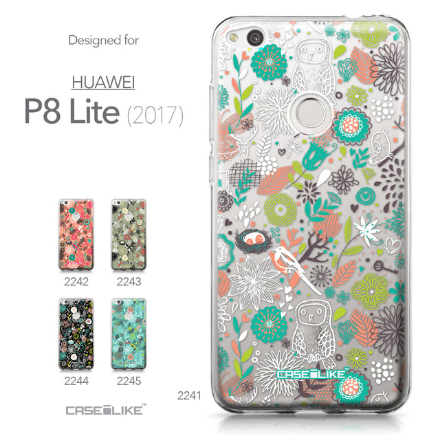 Huawei P8 Lite 2017 / P9 Lite 2017 / Honor 8 Lite / Nova Lite / GR3 2017 case Spring Forest White 2241 Collection | CASEiLIKE.com