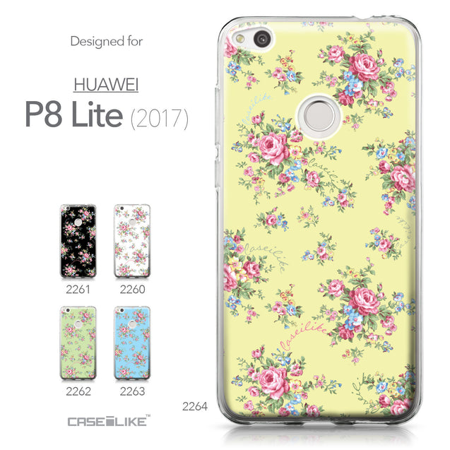 Huawei P8 Lite 2017 / P9 Lite 2017 / Honor 8 Lite / Nova Lite / GR3 2017 case Floral Rose Classic 2264 Collection | CASEiLIKE.com