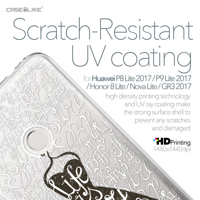 Huawei P8 Lite 2017 / P9 Lite 2017 / Honor 8 Lite / Nova Lite / GR3 2017 case Quote 2404 with UV-Coating Scratch-Resistant Case | CASEiLIKE.com
