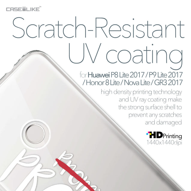 Huawei P8 Lite 2017 / P9 Lite 2017 / Honor 8 Lite / Nova Lite / GR3 2017 case Quote 2409 with UV-Coating Scratch-Resistant Case | CASEiLIKE.com