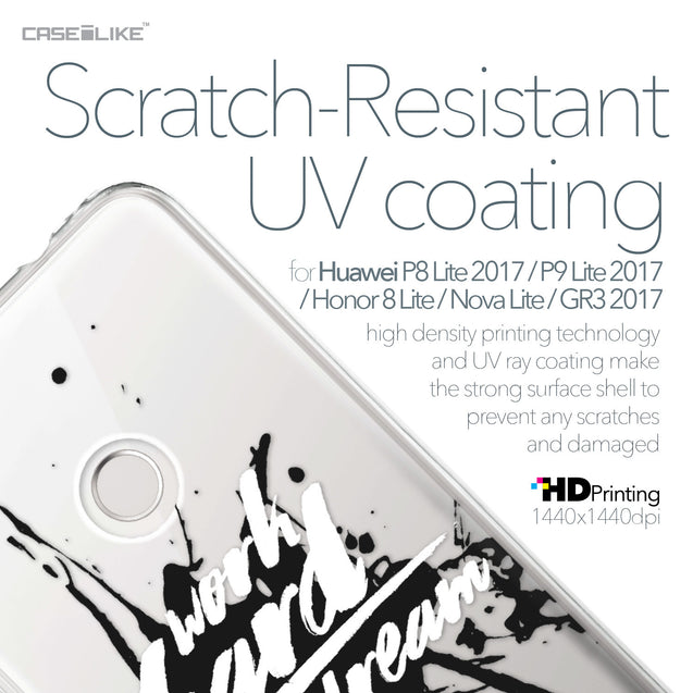 Huawei P8 Lite 2017 / P9 Lite 2017 / Honor 8 Lite / Nova Lite / GR3 2017 case Quote 2414 with UV-Coating Scratch-Resistant Case | CASEiLIKE.com