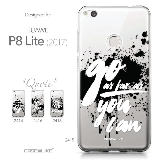 Huawei P8 Lite 2017 / P9 Lite 2017 / Honor 8 Lite / Nova Lite / GR3 2017 case Quote 2415 Collection | CASEiLIKE.com