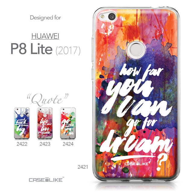 Huawei P8 Lite 2017 / P9 Lite 2017 / Honor 8 Lite / Nova Lite / GR3 2017 case Quote 2421 Collection | CASEiLIKE.com