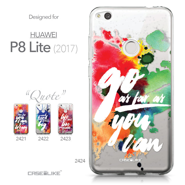 Huawei P8 Lite 2017 / P9 Lite 2017 / Honor 8 Lite / Nova Lite / GR3 2017 case Quote 2424 Collection | CASEiLIKE.com
