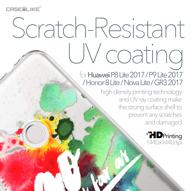 Huawei P8 Lite 2017 / P9 Lite 2017 / Honor 8 Lite / Nova Lite / GR3 2017 case Quote 2424 with UV-Coating Scratch-Resistant Case | CASEiLIKE.com