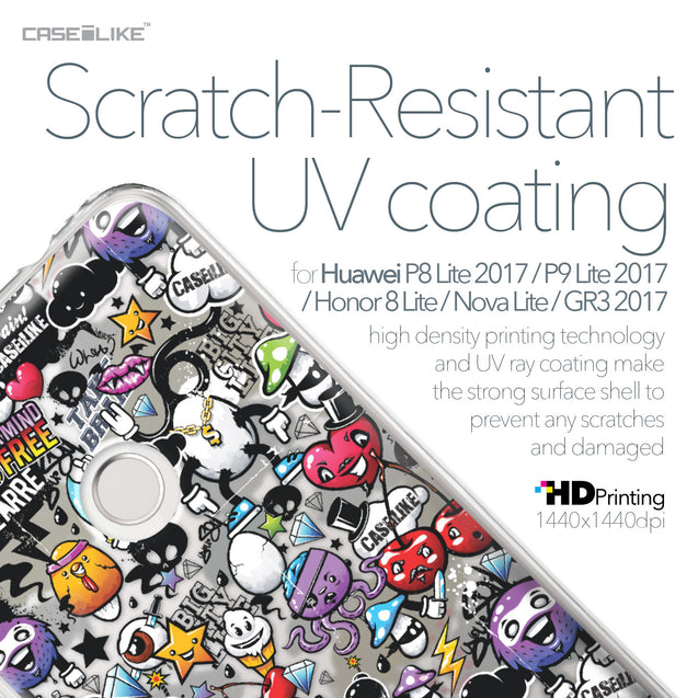 Huawei P8 Lite 2017 / P9 Lite 2017 / Honor 8 Lite / Nova Lite / GR3 2017 case Graffiti 2703 with UV-Coating Scratch-Resistant Case | CASEiLIKE.com