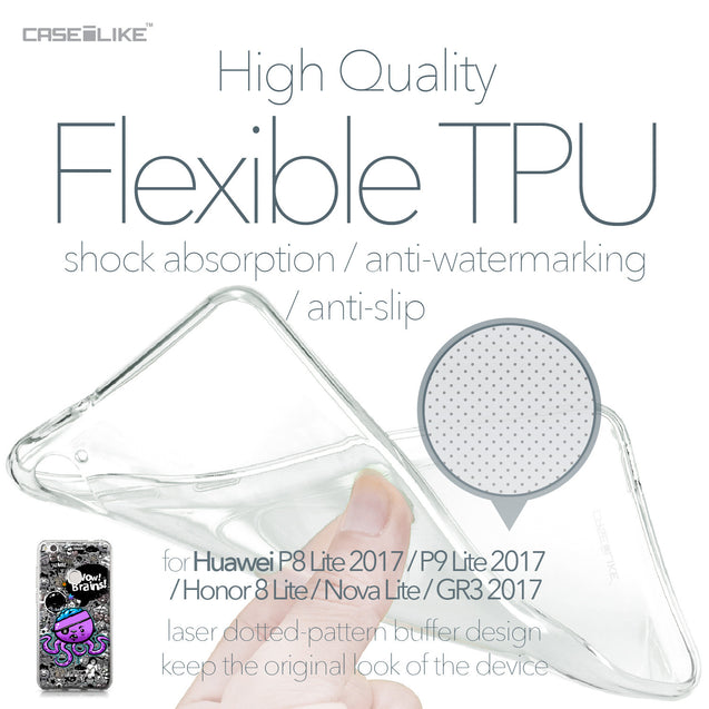 Huawei P8 Lite 2017 / P9 Lite 2017 / Honor 8 Lite / Nova Lite / GR3 2017 case Graffiti 2707 Soft Gel Silicone Case | CASEiLIKE.com