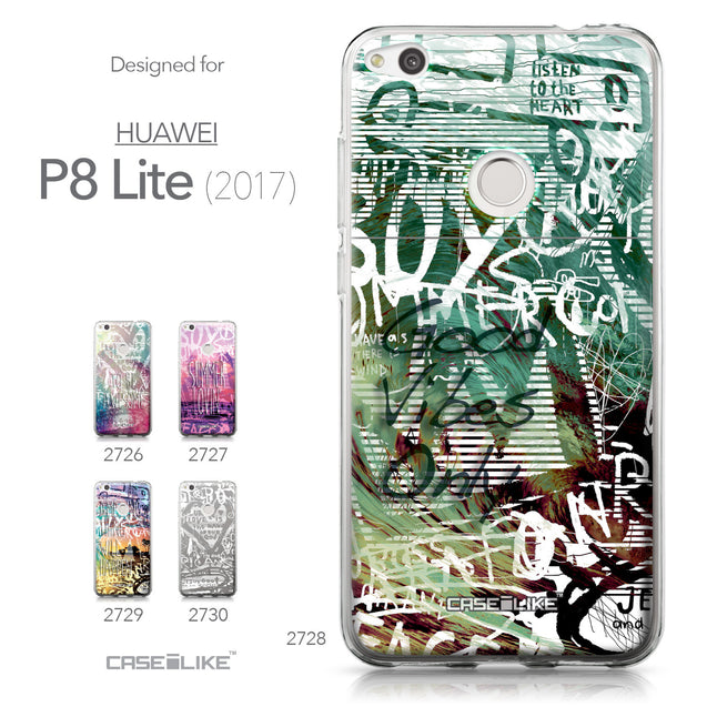 Huawei P8 Lite 2017 / P9 Lite 2017 / Honor 8 Lite / Nova Lite / GR3 2017 case Graffiti 2728 Collection | CASEiLIKE.com