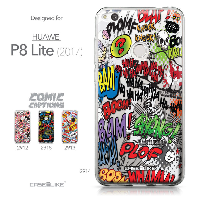 Huawei P8 Lite 2017 / P9 Lite 2017 / Honor 8 Lite / Nova Lite / GR3 2017 case Comic Captions 2914 Collection | CASEiLIKE.com