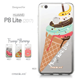 Huawei P8 Lite 2017 / P9 Lite 2017 / Honor 8 Lite / Nova Lite / GR3 2017 case Ice Cream 4820 Collection | CASEiLIKE.com