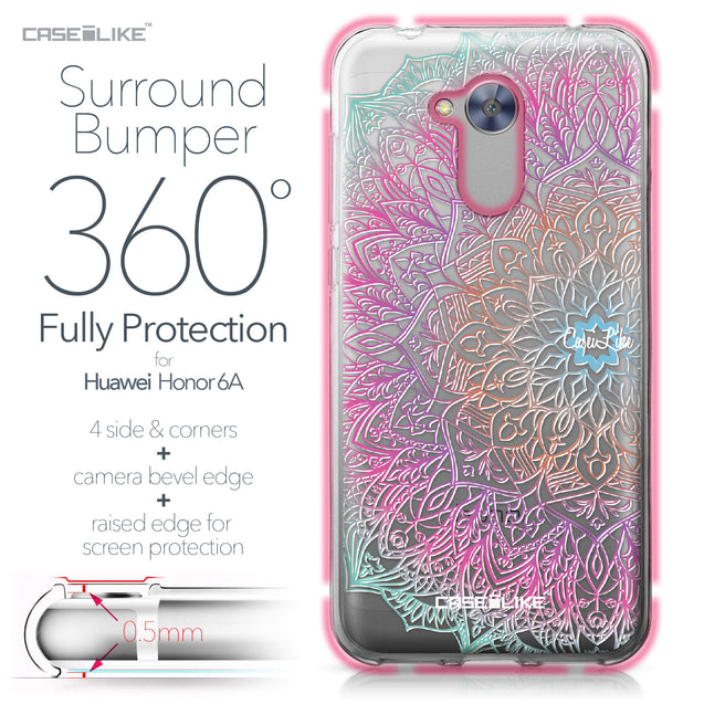 Huawei Honor 6A case Mandala Art 2090 Bumper Case Protection | CASEiLIKE.com