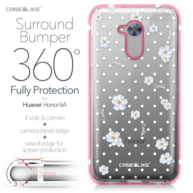 Huawei Honor 6A case Watercolor Floral 2235 Bumper Case Protection | CASEiLIKE.com