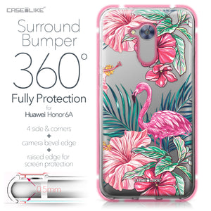 Huawei Honor 6A case Tropical Flamingo 2239 Bumper Case Protection | CASEiLIKE.com