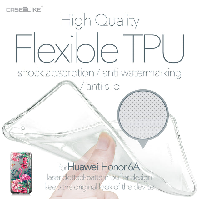 Huawei Honor 6A case Tropical Flamingo 2239 Soft Gel Silicone Case | CASEiLIKE.com