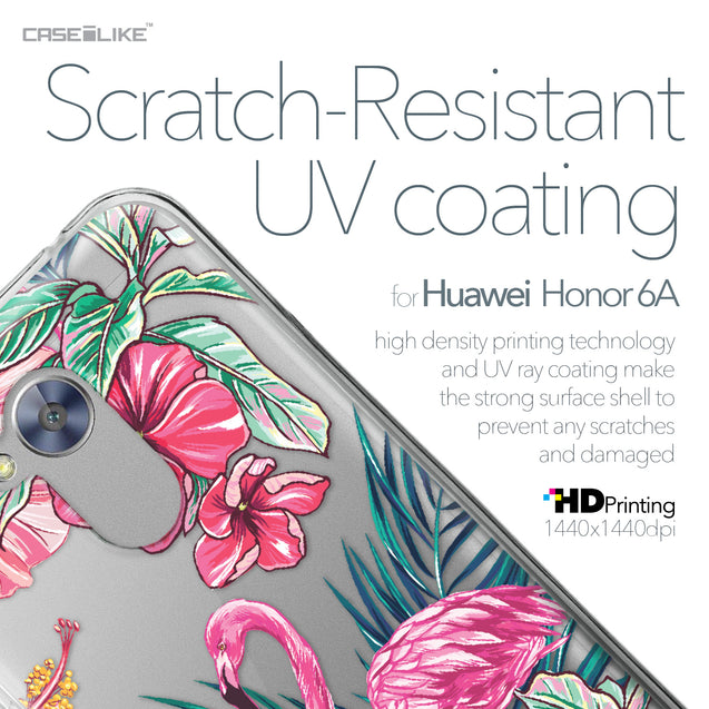 Huawei Honor 6A case Tropical Flamingo 2239 with UV-Coating Scratch-Resistant Case | CASEiLIKE.com