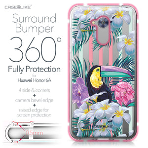 Huawei Honor 6A case Tropical Floral 2240 Bumper Case Protection | CASEiLIKE.com