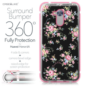 Huawei Honor 6A case Floral Rose Classic 2261 Bumper Case Protection | CASEiLIKE.com