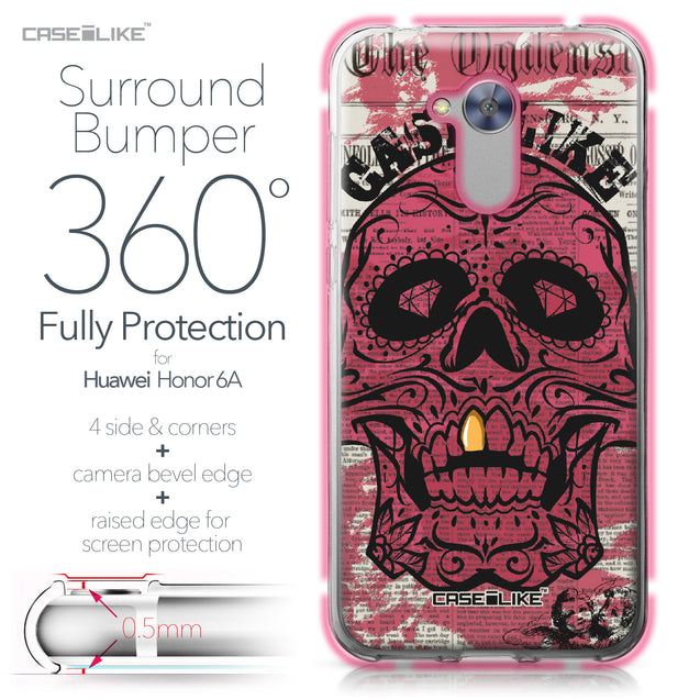 Huawei Honor 6A case Art of Skull 2523 Bumper Case Protection | CASEiLIKE.com