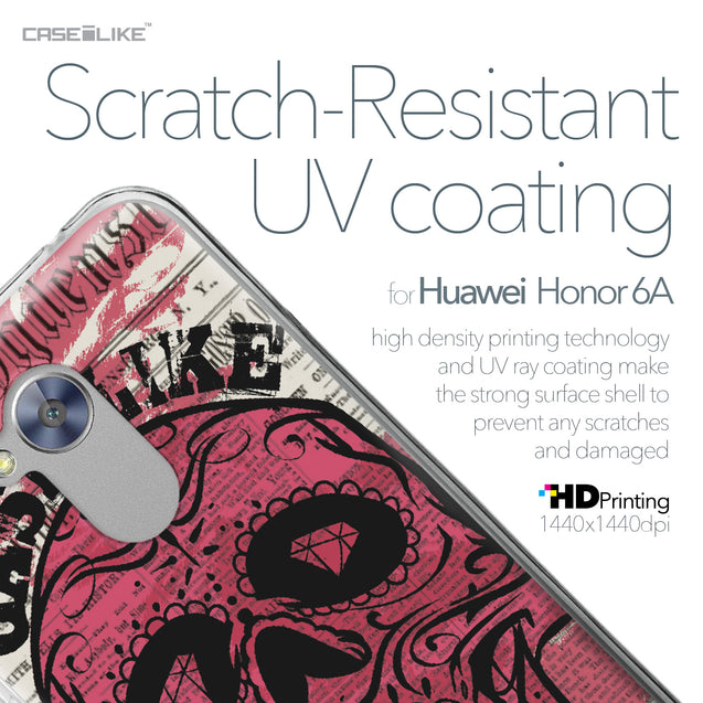 Huawei Honor 6A case Art of Skull 2523 with UV-Coating Scratch-Resistant Case | CASEiLIKE.com