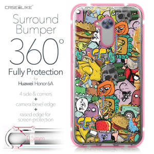 Huawei Honor 6A case Graffiti 2731 Bumper Case Protection | CASEiLIKE.com