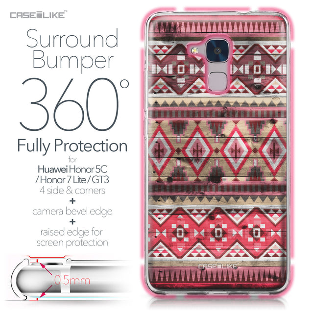 Huawei Honor 5C / Honor 7 Lite / GT3 case Indian Tribal Theme Pattern 2057 Bumper Case Protection | CASEiLIKE.com