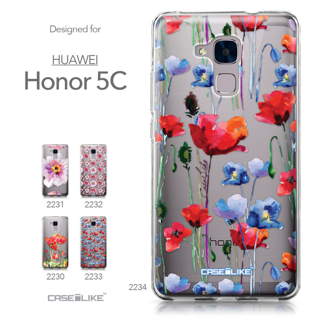 Huawei Honor 5C / Honor 7 Lite / GT3 case Watercolor Floral 2234 Collection | CASEiLIKE.com
