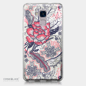 Huawei Honor 5C / Honor 7 Lite / GT3 case Vintage Roses and Feathers Beige 2251 | CASEiLIKE.com