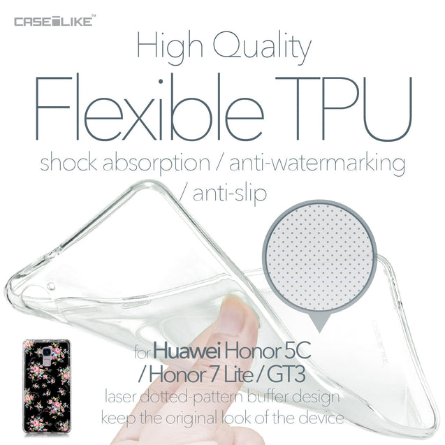 Huawei Honor 5C / Honor 7 Lite / GT3 case Floral Rose Classic 2261 Soft Gel Silicone Case | CASEiLIKE.com