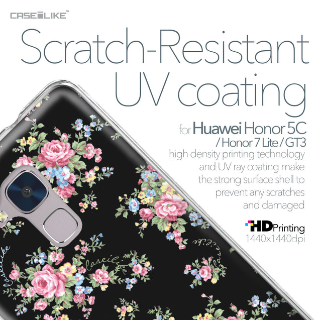 Huawei Honor 5C / Honor 7 Lite / GT3 case Floral Rose Classic 2261 with UV-Coating Scratch-Resistant Case | CASEiLIKE.com