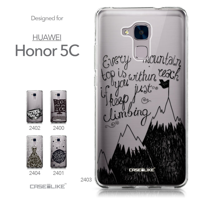 Huawei Honor 5C / Honor 7 Lite / GT3 case Quote 2403 Collection | CASEiLIKE.com