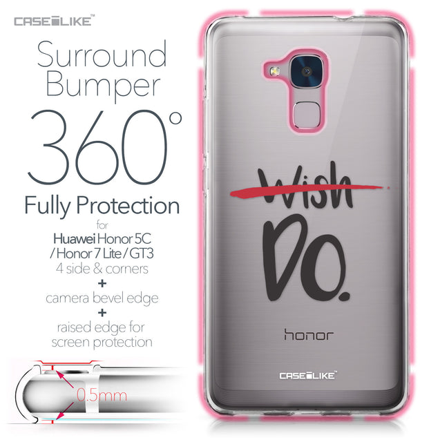 Huawei Honor 5C / Honor 7 Lite / GT3 case Quote 2407 Bumper Case Protection | CASEiLIKE.com