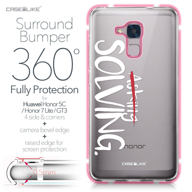 Huawei Honor 5C / Honor 7 Lite / GT3 case Quote 2412 Bumper Case Protection | CASEiLIKE.com