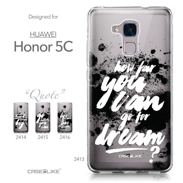 Huawei Honor 5C / Honor 7 Lite / GT3 case Quote 2413 Collection | CASEiLIKE.com