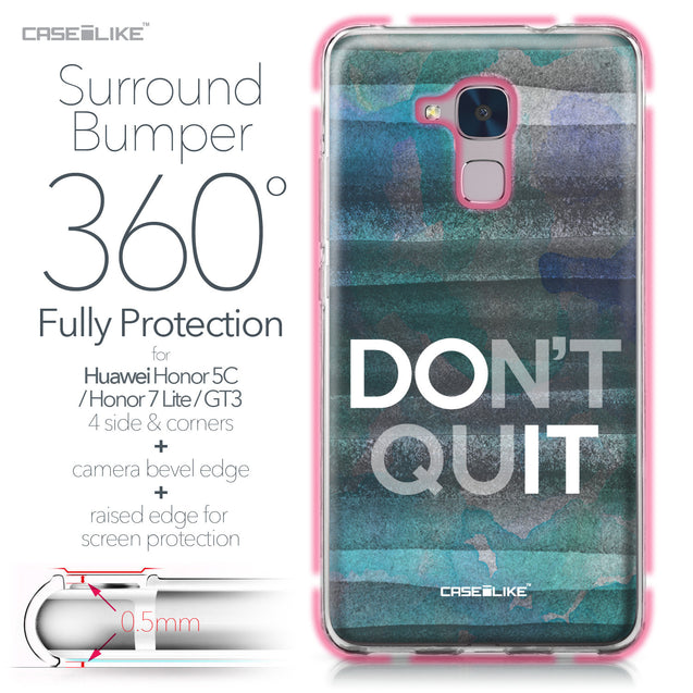 Huawei Honor 5C / Honor 7 Lite / GT3 case Quote 2431 Bumper Case Protection | CASEiLIKE.com