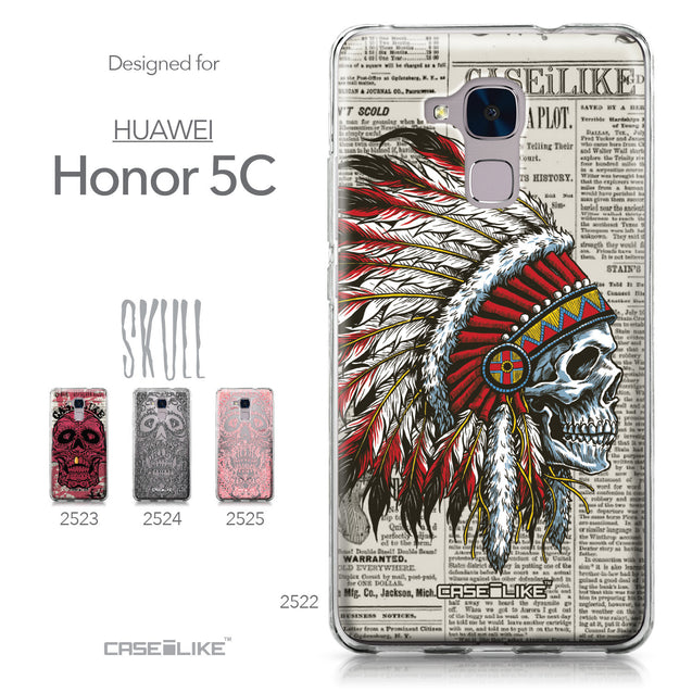 Huawei Honor 5C / Honor 7 Lite / GT3 case Art of Skull 2522 Collection | CASEiLIKE.com