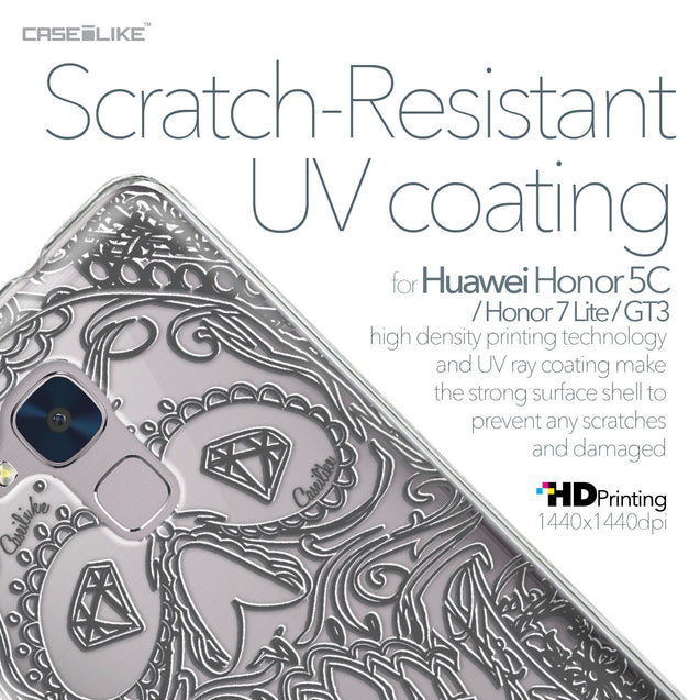 Huawei Honor 5C / Honor 7 Lite / GT3 case Art of Skull 2524 with UV-Coating Scratch-Resistant Case | CASEiLIKE.com