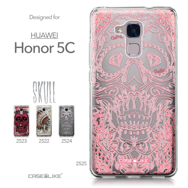 Huawei Honor 5C / Honor 7 Lite / GT3 case Art of Skull 2525 Collection | CASEiLIKE.com