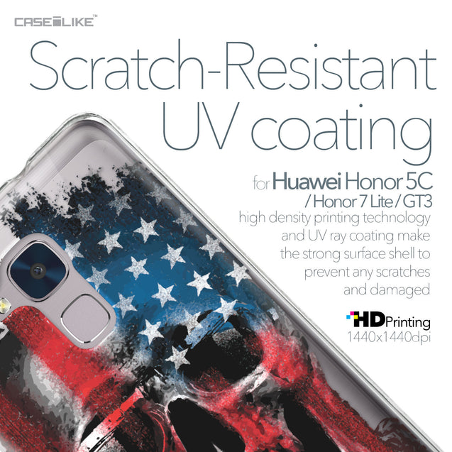 Huawei Honor 5C / Honor 7 Lite / GT3 case Art of Skull 2532 with UV-Coating Scratch-Resistant Case | CASEiLIKE.com