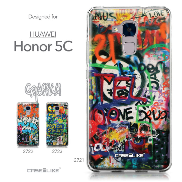 Huawei Honor 5C / Honor 7 Lite / GT3 case Graffiti 2721 Collection | CASEiLIKE.com