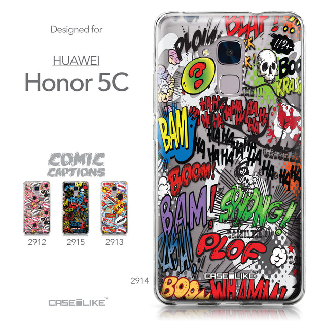 Huawei Honor 5C / Honor 7 Lite / GT3 case Comic Captions 2914 Collection | CASEiLIKE.com