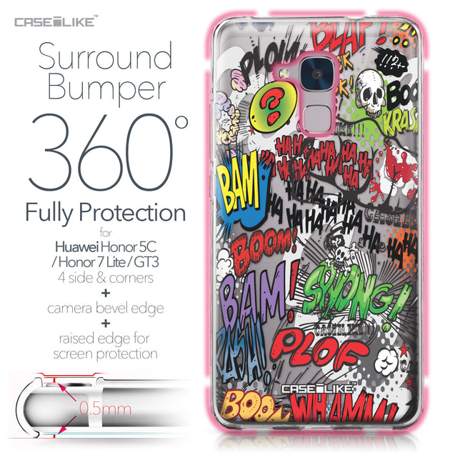 Huawei Honor 5C / Honor 7 Lite / GT3 case Comic Captions 2914 Bumper Case Protection | CASEiLIKE.com
