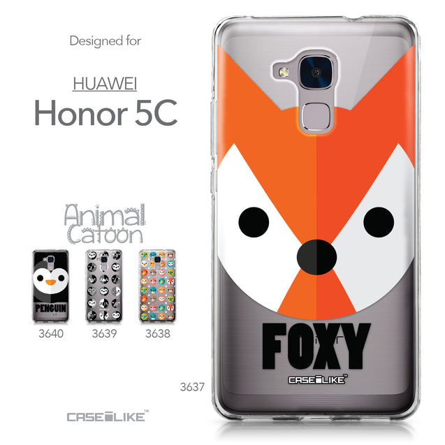 Huawei Honor 5C / Honor 7 Lite / GT3 case Animal Cartoon 3637 Collection | CASEiLIKE.com