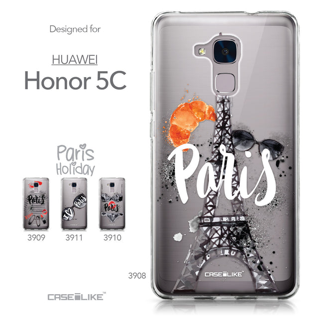 Huawei Honor 5C / Honor 7 Lite / GT3 case Paris Holiday 3908 Collection | CASEiLIKE.com