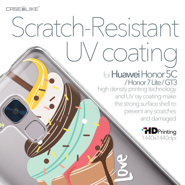 Huawei Honor 5C / Honor 7 Lite / GT3 case Ice Cream 4820 with UV-Coating Scratch-Resistant Case | CASEiLIKE.com