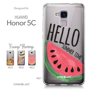 Huawei Honor 5C / Honor 7 Lite / GT3 case Water Melon 4821 Collection | CASEiLIKE.com