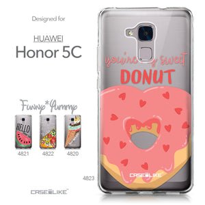 Huawei Honor 5C / Honor 7 Lite / GT3 case Dounuts 4823 Collection | CASEiLIKE.com