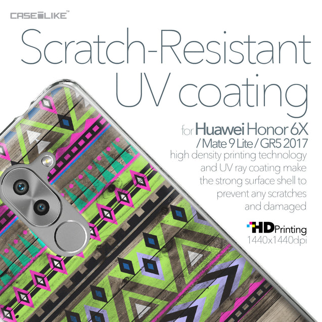 Huawei Honor 6X / Mate 9 Lite / GR5 2017 case Indian Tribal Theme Pattern 2049 with UV-Coating Scratch-Resistant Case | CASEiLIKE.com