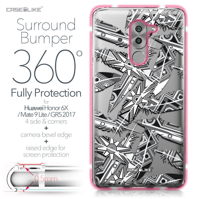 Huawei Honor 6X / Mate 9 Lite / GR5 2017 case Indian Tribal Theme Pattern 2056 Bumper Case Protection | CASEiLIKE.com