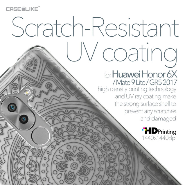 Huawei Honor 6X / Mate 9 Lite / GR5 2017 case Indian Line Art 2063 with UV-Coating Scratch-Resistant Case | CASEiLIKE.com